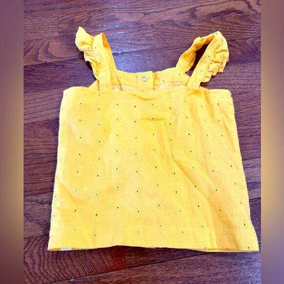 NWT Sovereign Code GIRLS Ruffle Tank 18M eyelets summer marigold summer SPRING - Picture 2 of 8